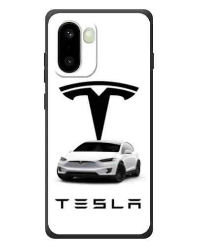 Чехол для OnePlus 15R с картинкой «Tesla White Style»