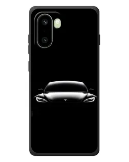 Чехол для OnePlus 15R с картинкой «Фары Tesla Night»