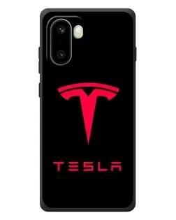 Чехол для OnePlus 15R с картинкой «Tesla Red Logo»