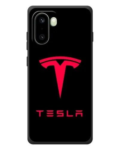 Чехол для OnePlus 15R с картинкой «Tesla Red Logo»