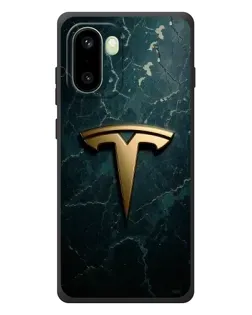 Чехол для OnePlus 15R с картинкой «Мраморная Tesla Gold»