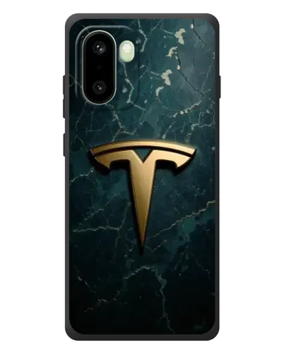 Чехол для OnePlus 15R с картинкой «Мраморная Tesla Gold»