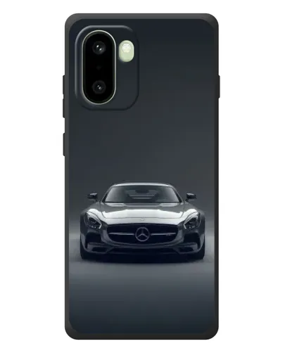 Чехол для OnePlus 15R с картинкой «Mercedes на черном»