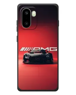 Чехол для OnePlus 15R с картинкой «Mercedes AMG — красная линия»