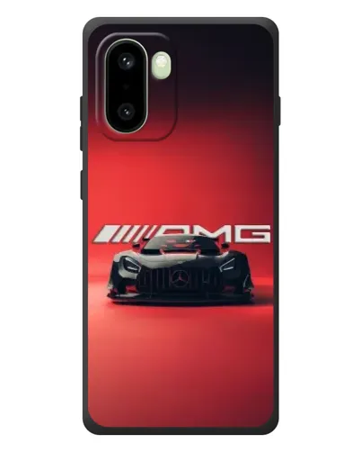 Чехол для OnePlus 15R с картинкой «Mercedes AMG — красная линия»