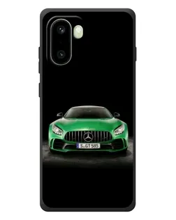 Чехол для OnePlus 15R с картинкой «Mercedes — неоновый лого»