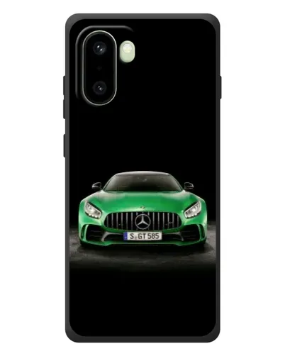 Чехол для OnePlus 15R с картинкой «Mercedes — неоновый лого»