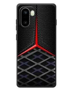 Чехол для OnePlus 15R с картинкой «Mercedes Carbon Grid»