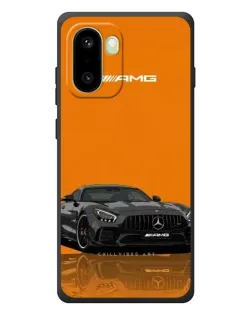 Чехол для OnePlus 15R с картинкой «Оранжевый Mercedes AMG»