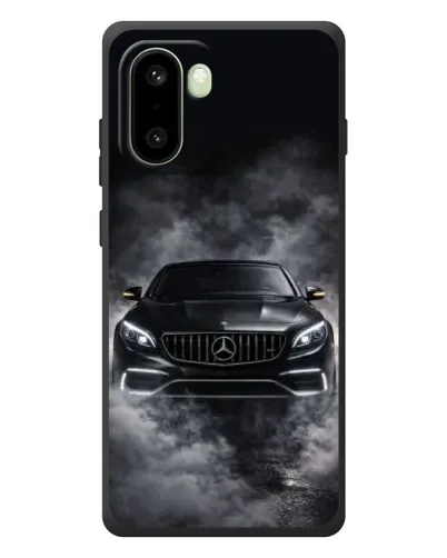 Чехол для OnePlus 15R с картинкой «Mercedes в дыму»