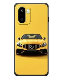 Чехол для OnePlus 15R с картинкой «Желтый Mercedes GT»