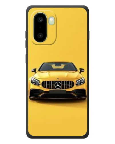 Чехол для OnePlus 15R с картинкой «Желтый Mercedes GT»