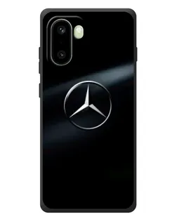 Чехол для OnePlus 15R с картинкой «Mercedes на металле»
