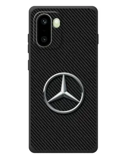 Чехол для OnePlus 15R с картинкой «Карбоновый Mercedes стиль»