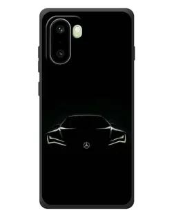 Чехол для OnePlus 15R с картинкой «Mercedes — силуэт авто»