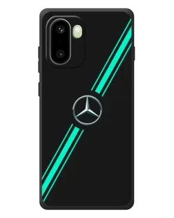 Чехол для OnePlus 15R с картинкой «Спортивные линии Mercedes»