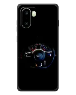 Чехол для OnePlus 15R с картинкой «Салон Audi — руль» Чехол для OnePlus 15R с картинкой «Салон Audi — руль»