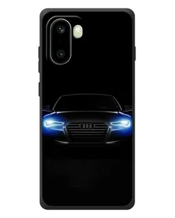 Чохол для OnePlus 15R з картинкою «Audi в неоні»