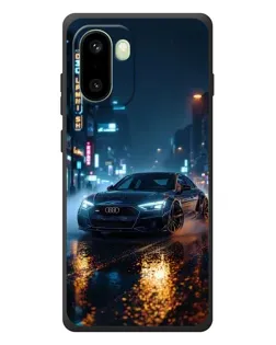 Чохол для OnePlus 15R з картинкою «Нічне місто та Audi»