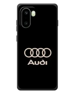Чохол для OnePlus 15R з картинкою «Audi — золотий логотип»
