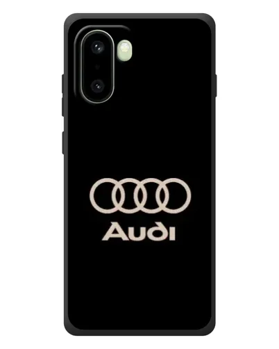 Чохол для OnePlus 15R з картинкою «Audi — золотий логотип»