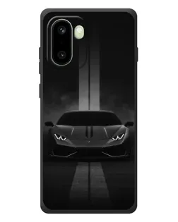 Чехол для OnePlus 15R с картинкой «Lamborghini симметрия дорог»