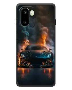 Чехол для OnePlus 15R с картинкой «Lamborghini дымная эстетика»