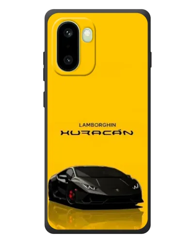 Чехол для OnePlus 15R с картинкой «Lamborghini Huracan черный»