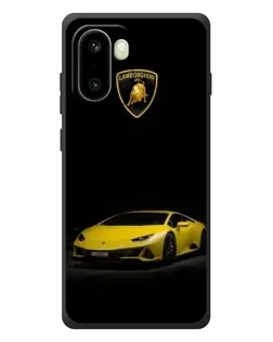 Чехол для OnePlus 15R с картинкой «Lamborghini желтый акцент»