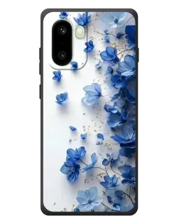 Чохол для OnePlus 15R з картинкою «Блакитний квітковий каскад»