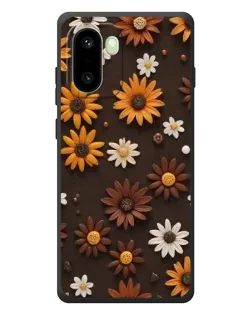 Чохол для OnePlus 15R з картинкою «Візерунок з маленьких соняшників»