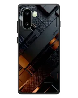 Чохол для OnePlus 15R з картинкою «Чорні геометричні блоки»