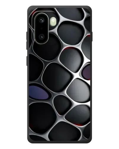 Чохол для OnePlus 15R з картинкою «Об'ємна темна решітка»