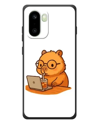 Чохол для OnePlus 15R з картинкою «Капібара з ноутбуком» Чохол для OnePlus 15R з картинкою «Капібара з ноутбуком»