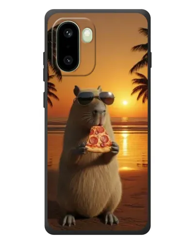 Чохол для OnePlus 15R з картинкою «Капібара з піцою» Чохол для OnePlus 15R з картинкою «Капібара з піцою»