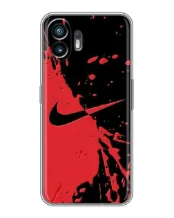 Чохол для OnePlus 15T з картинкою «Червоні бризки Nike»