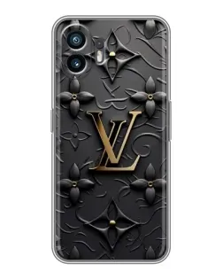 Чехол для OnePlus 15T с картинкой «Кожаная текстура LV»
