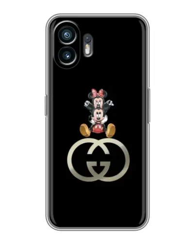 Чохол для OnePlus 15T з картинкою «Мінні Маус на лого»