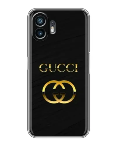 Чохол для OnePlus 15T з картинкою «Золотий логотип Gucci»
