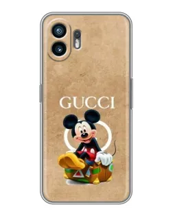 Чохол для OnePlus 15T з картинкою «Міккі Маус Gucci — крафт»