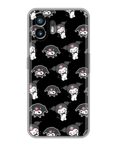 Чохол для OnePlus 15T з картинкою «Чорний паттерн Kuromi» Чохол для OnePlus 15T з картинкою «Чорний паттерн Kuromi»