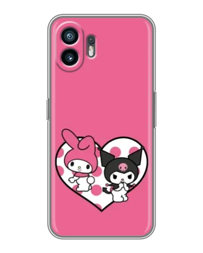 Чохол для OnePlus 15T з картинкою «Kuromi та My Melody» Чохол для OnePlus 15T з картинкою «Kuromi та My Melody»