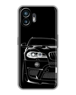 Чохол для OnePlus 15T з картинкою «Темний силует BMW»
