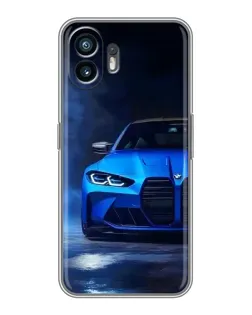 Чохол для OnePlus 15T з картинкою «Блакитна BMW M4»