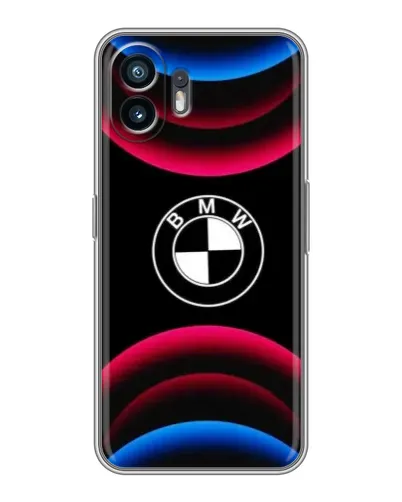 Чохол для OnePlus 15T з картинкою «Логотип BMW та неонові дуги»