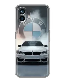 Чохол для OnePlus 15T з картинкою «BMW в білому диму»