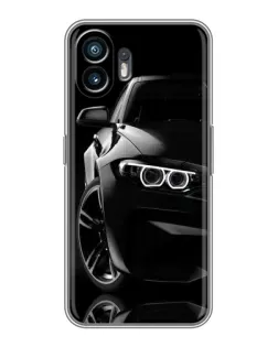 Чохол для OnePlus 15T з картинкою «Чорна BMW — профіль»