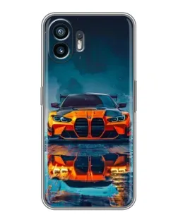 Чохол для OnePlus 15T з картинкою «BMW — золота емблема»