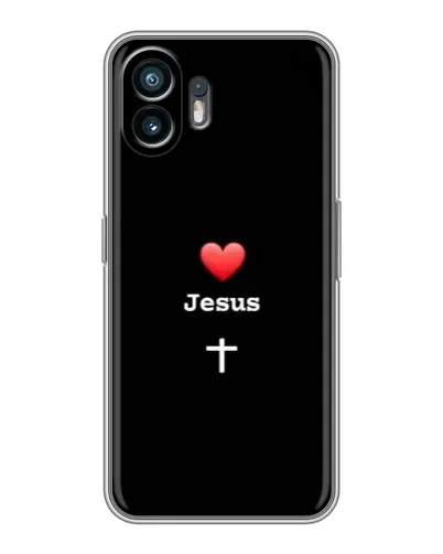 Чехол для OnePlus 15T с картинкой «Сердце - Jesus»