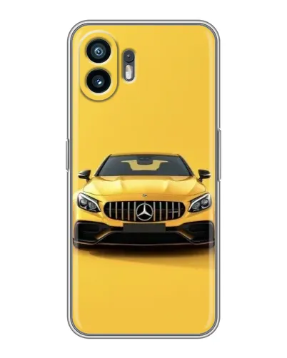 Чохол для OnePlus 15T з картинкою «Жовтий Mercedes GT»